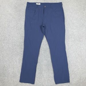 Onward Reserve Harris Performance 5 Pocket Pants Mens 38x32 Blue Stretch Golf